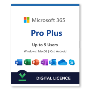Microsoft 365 Pro Plus (PC/MAC/Tablet) 1 Year | 5 Users  Lifetime Account