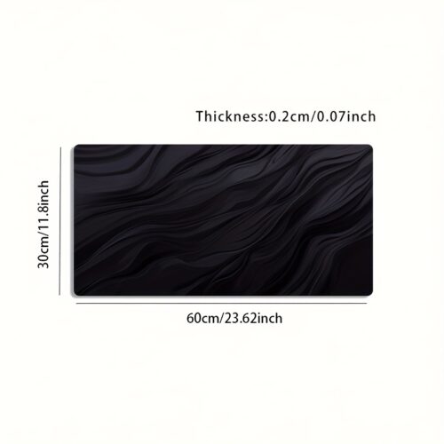 Large Esports Gaming Mouse Pad – Extra-Large Desk Mat with Premium Ripple Texture, Non-Slip Rubber Base, Washable & Stain-Resistant