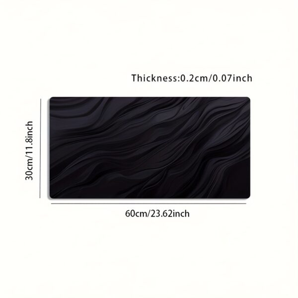 Large Esports Gaming Mouse Pad – Extra-Large Desk Mat with Premium Ripple Texture, Non-Slip Rubber Base, Washable & Stain-Resistant