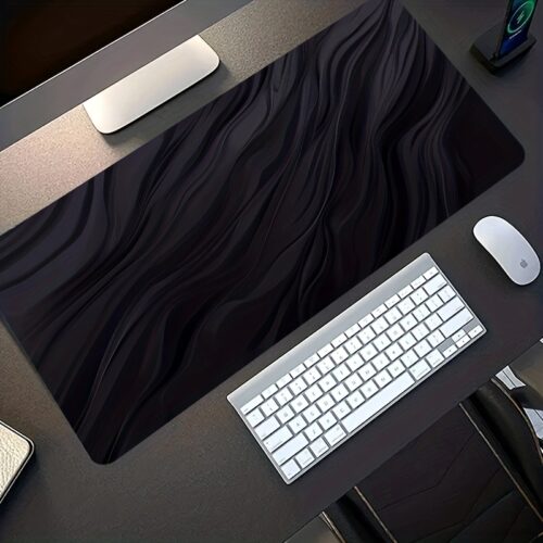 Large Esports Gaming Mouse Pad – Extra-Large Desk Mat with Premium Ripple Texture, Non-Slip Rubber Base, Washable & Stain-Resistant