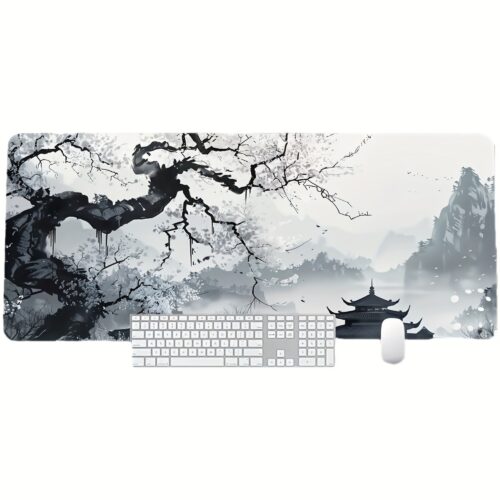 XXL Non-Slip Gaming & Office Desk Mat – Extended Keyboard and Mouse Pad with Rubber Base, Durable PC & Computer Desk Pad