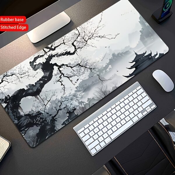 XXL Non-Slip Gaming & Office Desk Mat – Extended Keyboard and Mouse Pad with Rubber Base, Durable PC & Computer Desk Pad