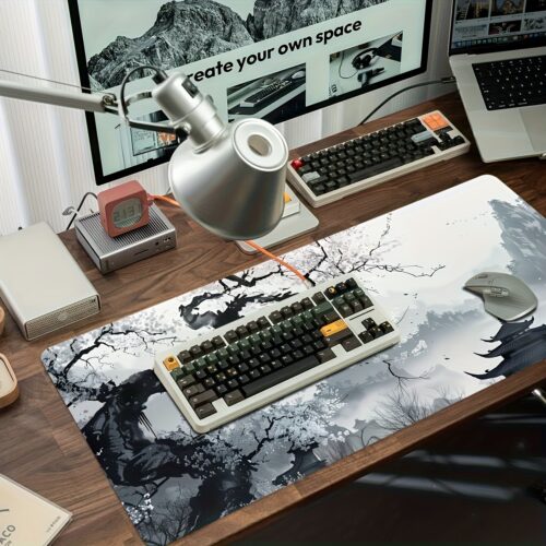 XXL Non-Slip Gaming & Office Desk Mat – Extended Keyboard and Mouse Pad with Rubber Base, Durable PC & Computer Desk Pad