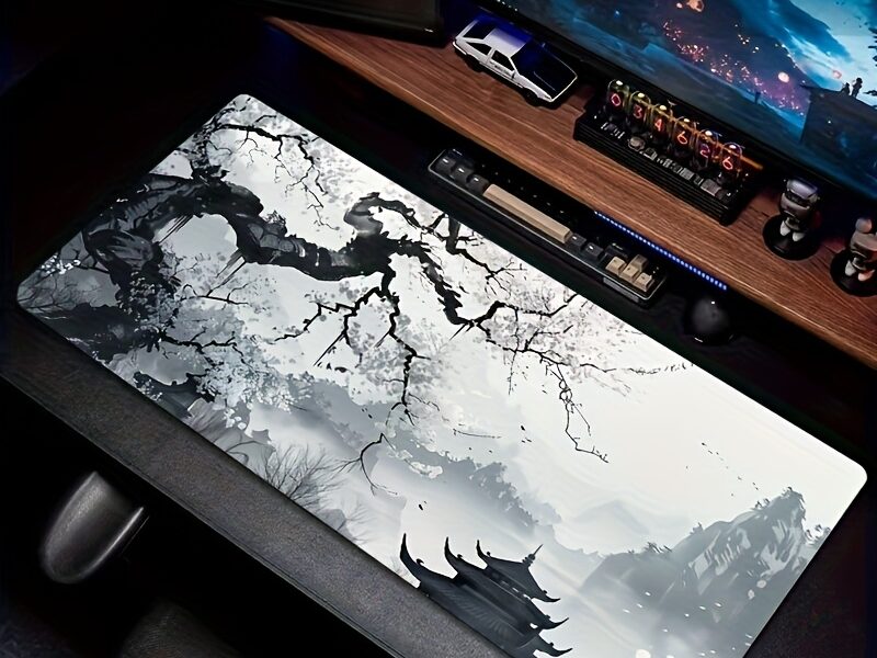 XXL Non-Slip Gaming & Office Desk Mat – Extended Keyboard and Mouse Pad with Rubber Base, Durable PC & Computer Desk Pad