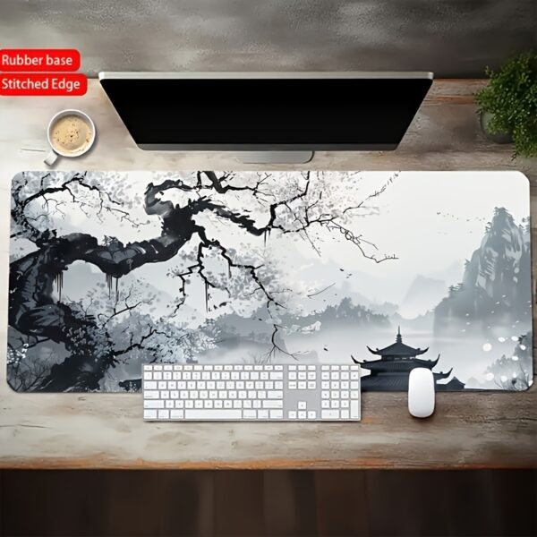 XXL Non-Slip Gaming & Office Desk Mat – Extended Keyboard and Mouse Pad with Rubber Base, Durable PC & Computer Desk Pad